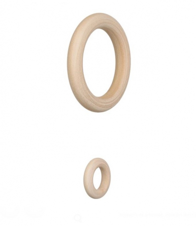 Set 12 inele din lemn pentru activitati crafts [1]