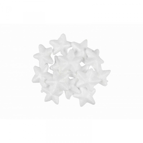 Produse art & craft-Lucru manual - Set 16 figurine stelute pentru activitati crafts,polistiren,3 cm