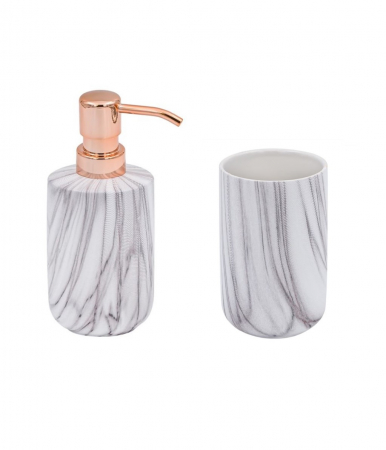 Articole Baie - Set 2 accesorii stative pentru baie