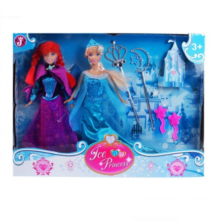 Papusi & accesorii - Set 2  papusi Frozen cu accesorii incluse