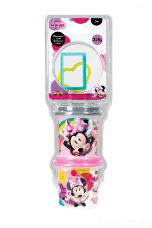 Produse art & craft-Lucru manual - Set 2 recipiente plastilina cu 2 matrite incluse