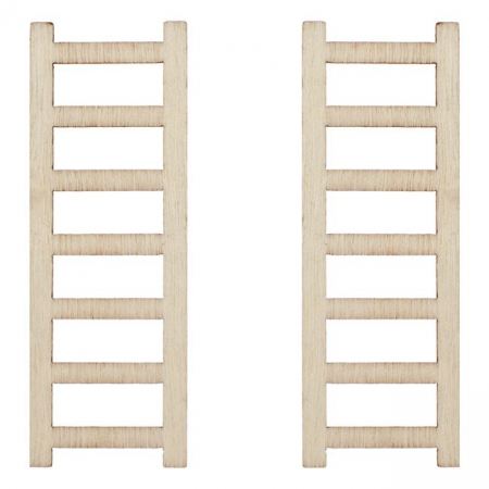 Produse art & craft-Lucru manual - Set 2 scari din lemn pentru activitati lucru manual