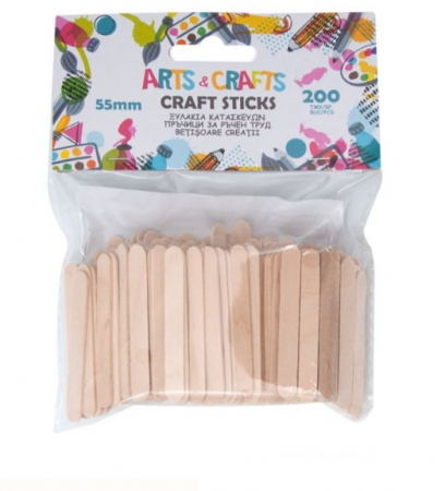 Set 200 bete din lemn pentru activitati crafts [1]