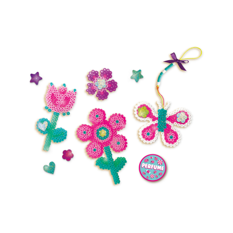 Set 2100 Margele de calcat cu accesorii incluse,tematica Flori si Inimi parfumate,+5 ani [2]