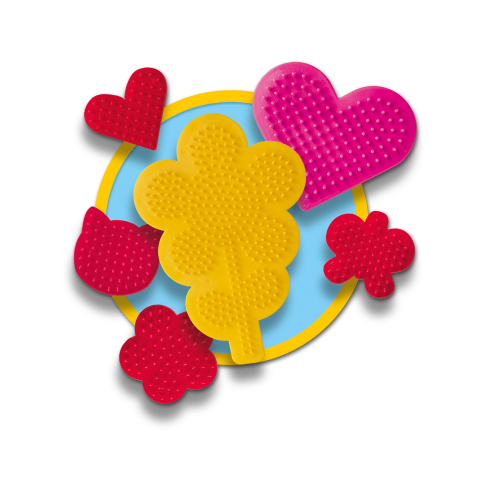 Set 2100 Margele de calcat cu accesorii incluse,tematica Flori si Inimi parfumate,+5 ani [4]