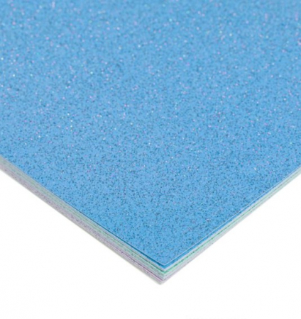 Set 24 coli in culori pastelate glitter pentru activitati crafts [1]