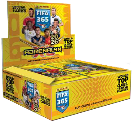 Colecția Panini - Set 24 plicuri cartonase (144 cartoanse) Panini FIFA 365 Adrenalyn XL 2025-2026
