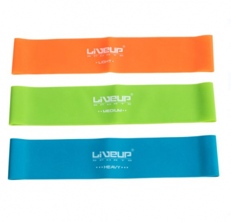 Accesorii sportive si Fitness - Set 3 benzi elastice pentru gimnastica