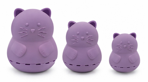 Jucarii pentru apa si baie - SET 3 BUC JUCARII BAIE SILICON, MELII, PISICA