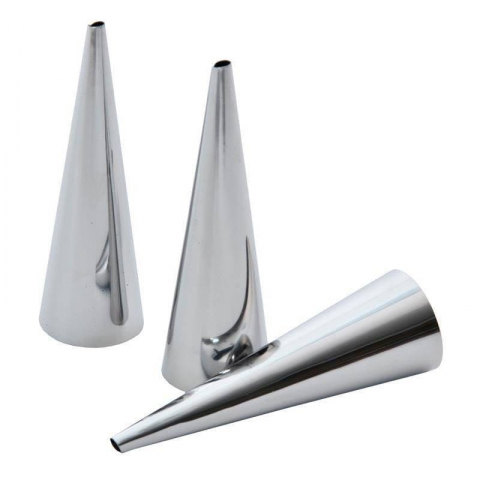 Articole Bucatarie - Set 3 conuri pentru cofetarie,inox, 12x3.2 cm