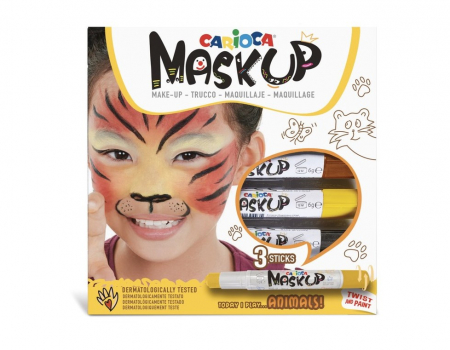 Articole Halloween - Set 3 culori de pictat pe fata Mask-up Carioca