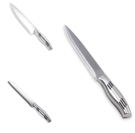 Cutite profesionale pentru macelarie - Set 3 Cuțite Profesionale - Argintiu