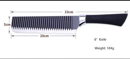 Set 3 Cuțite Profesionale - Negru  [3]