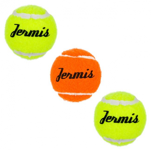 Jucării exterior pentru copii - Set 3 mingi pentru tenis, 4.8 cm