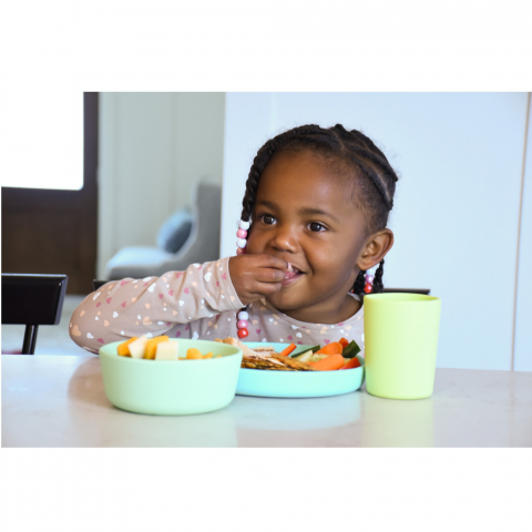 Set 3 recipiente din silicon pentru servire hrana bebelusi,multicolor [10]