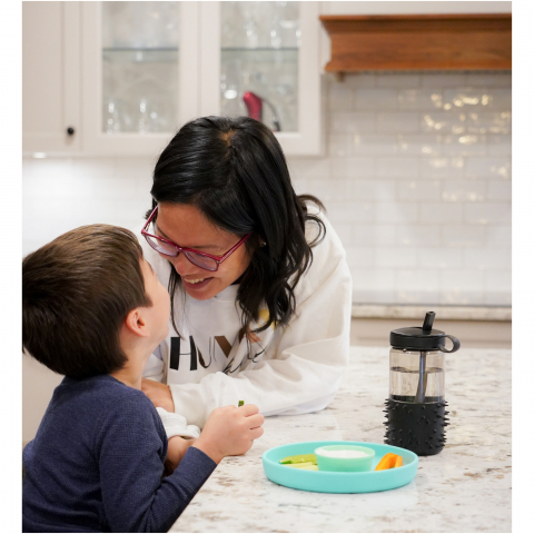 Set 3 recipiente din silicon pentru servire hrana bebelusi,multicolor [8]