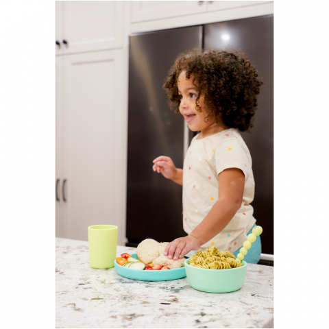 Set 3 recipiente din silicon pentru servire hrana bebelusi,multicolor [7]