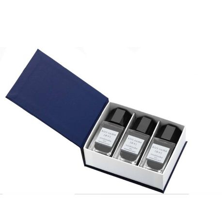 Papetarie & Birotica - Set 3 rezerve cerneala 15 mL Pilot Iroshizuku gri Kiri-Same