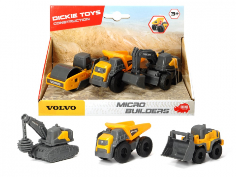 Jocuri si articole copii - SET 3 UTILAJE VOLVO PENTRU CONSTRUCTII
