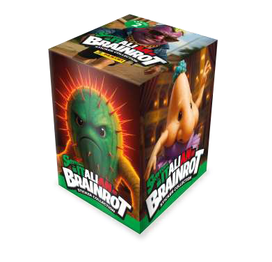 Jocuri si articole copii - Set 36 plicuri stickere Panini Skifidol Italian Brainrot
