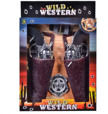 Arme de Jucarie - Set 4 accesorii pentru mici Cowboy