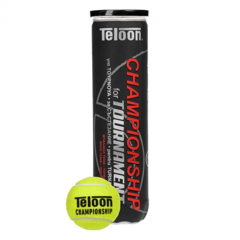 Jucării exterior pentru copii - Set 4 mingi pentru tenis,galben, 7 cm