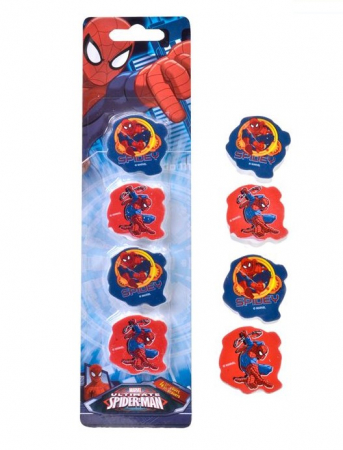Radiere - Set 4 radiere-Spiderman