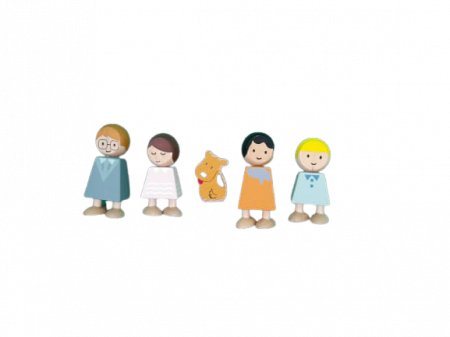 Familia de papusi – set de figurine din lemn [1]