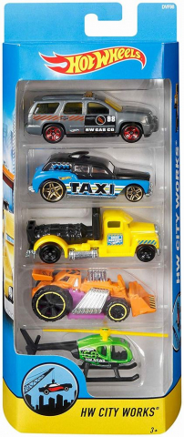 Jocuri si articole copii - SET 5 MASINI HOT WHEELS