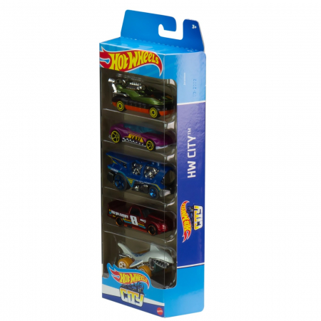 Set 5 Mașini Hot Wheels City  [1]