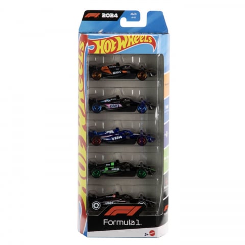Masinute, Motociclete, Elicoptere, Avioane & Trenulete - SET 5 MASINI HOT WHEELS FORMULA 1