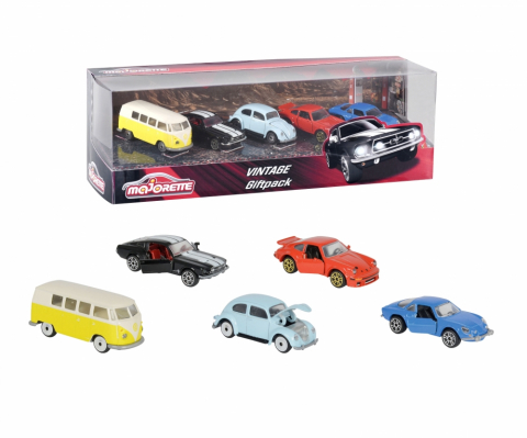 Jocuri si articole copii - SET 5 MASINI VINTAGE