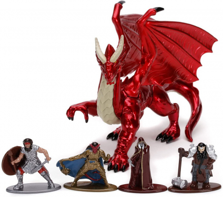 Set 5 Nano Figurine Metal Dungeons & Dragons 4cm  [1]