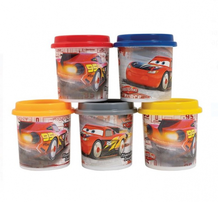 Produse art & craft-Lucru manual - Set 5 recipiente plastilina Disney Cars