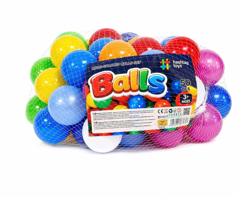Jocuri si articole copii - SET 50 MINGI 6CM