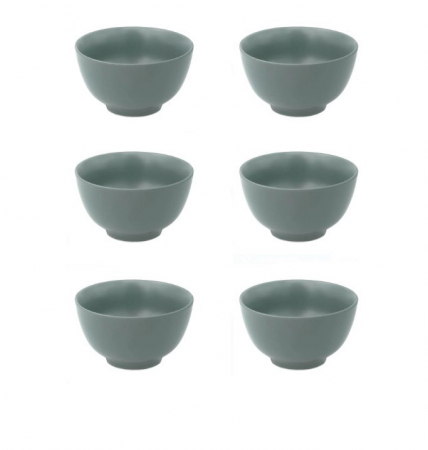 Articole pentru Craciun - Set 6 boluri din ceramica pentru servire