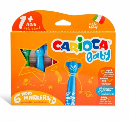 Carioci - Set 6 carioci lavabile pentru bebelusi