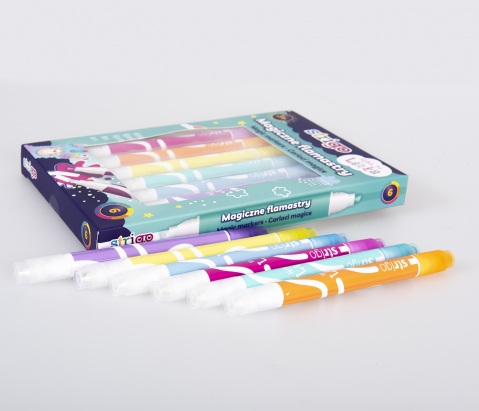 Set 6 carioci Strigo Magic Markers Lenka, culori schimbătoare [1]