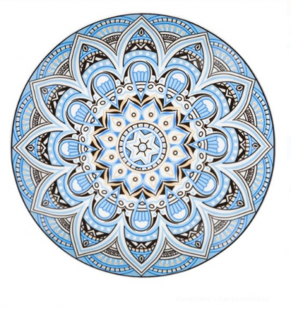 Set 6 farfurii pentru servire din portelan cu model Mandala [1]