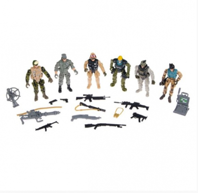 Set 6 figuri militare cu echipamente si uniforme de camuflaj [1]