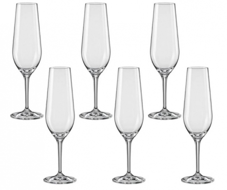 Pahare & Accesorii bar - Set 6 pahare sampanie
