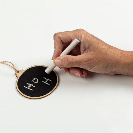 Set 6 piese din lemn cu sfoara si creta inclusa pentru lucru manual [1]