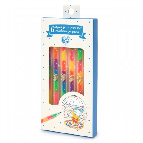 Jocuri si Jucarii Educative - Set 6 pixuri cu gel, Djeco