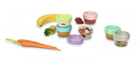 Set 6 Recipiente Sticlă pentru Hrană Bebe, Melii, 59 ml [5]