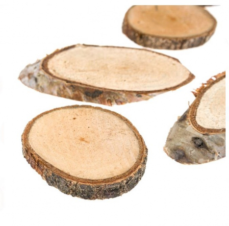 Set de 8 Mini Suporturi din Lemn - Perfect pentru Activități Creative [1]