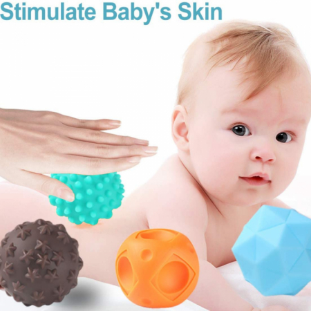 Set 9 mingi senzoriale pentru bebelusi [1]