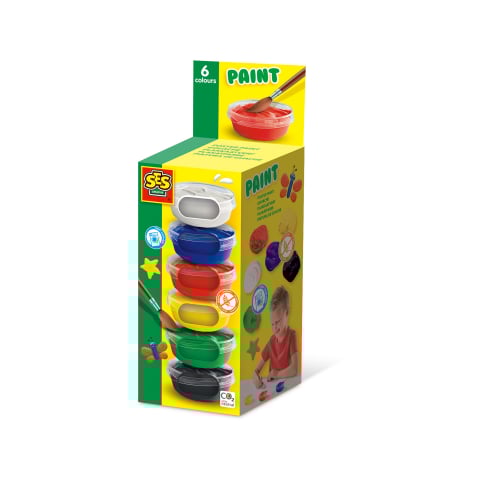 Acuarele, Tempera si Pensule - Acuarele lavabile pasta guasa, set 6 culori x 45ml