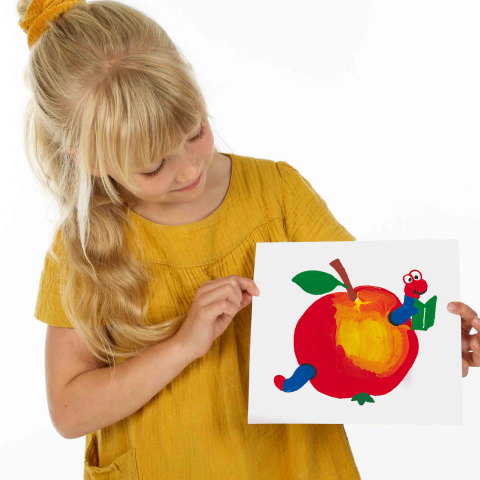 Acuarele lavabile pasta guasa, set 6 culori x 45ml [4]