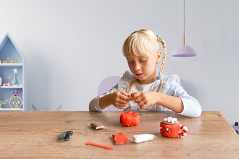 Set Air Clay cu argila usoara pentru modelaj Lovin - 6 culori - Squishy Hero - Cupcao [3]