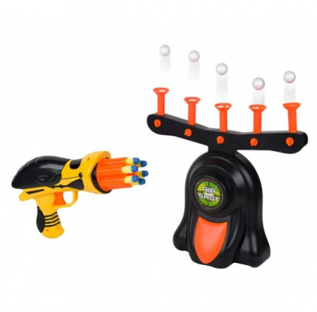 Jocuri si articole copii - Set arma cu cartuse si tinta